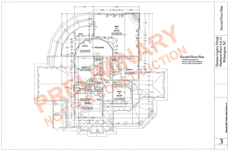 Second Floor Blueprint